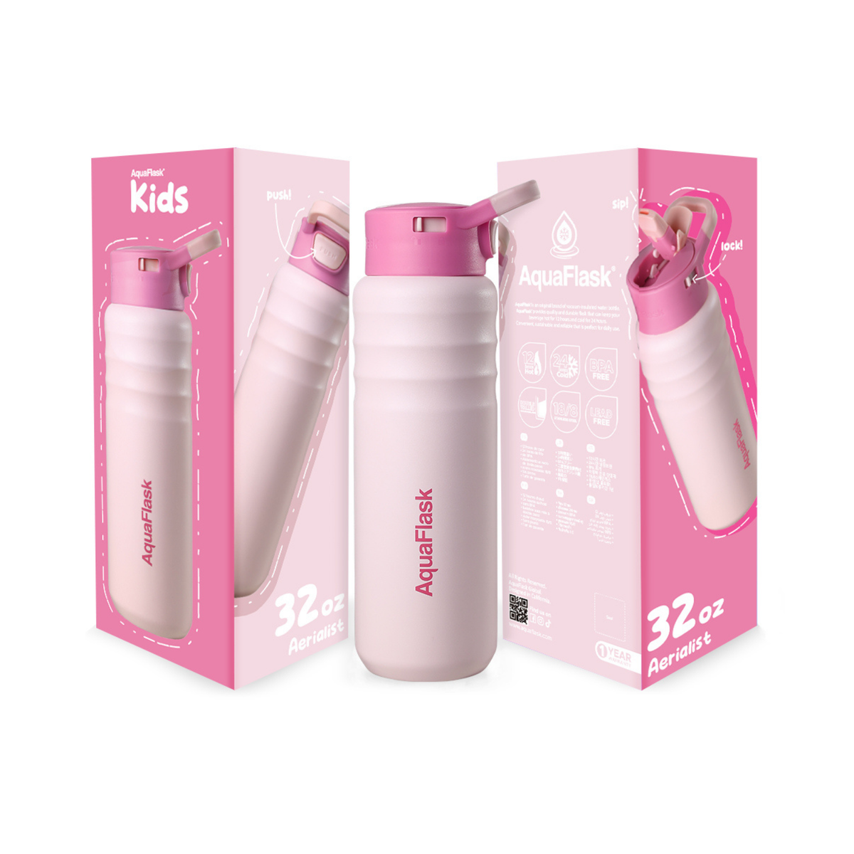 Kids Straw Sip 950ml (32oz) Aeralist