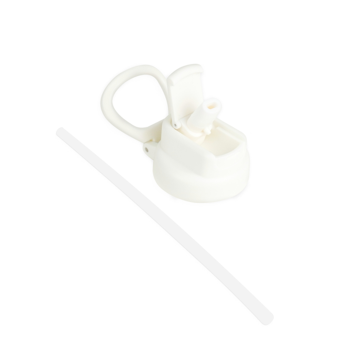 Straw Lid Arctic White