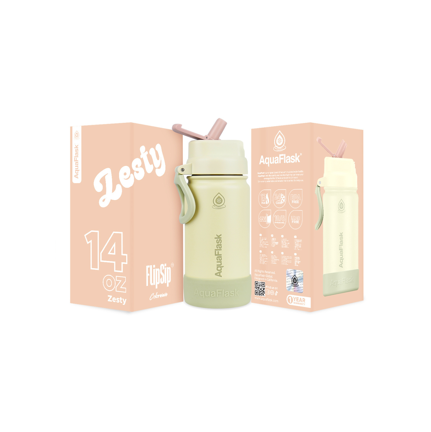 Colorwave Flip Sip 420ml (14oz) Zesty
