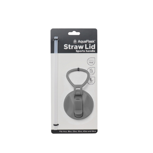 Straw Lid Stone Gray