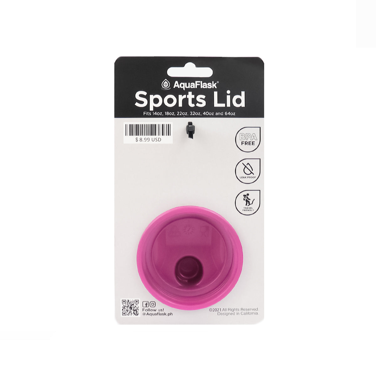 Core Series Lid Sorbet Pink