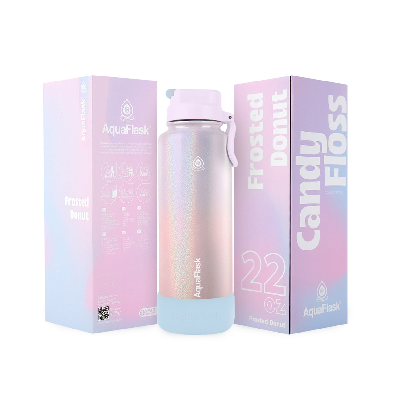 Candy Floss 40oz Frosted Donut