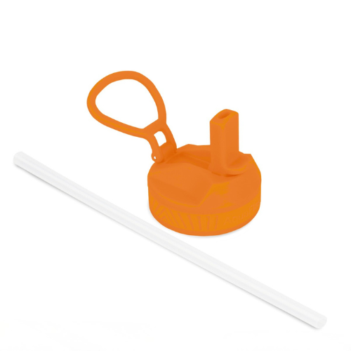 Straw Lid Tangerine