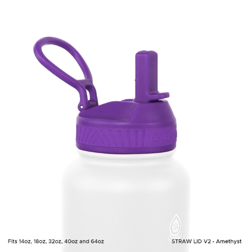 Straw Lid Amethyst