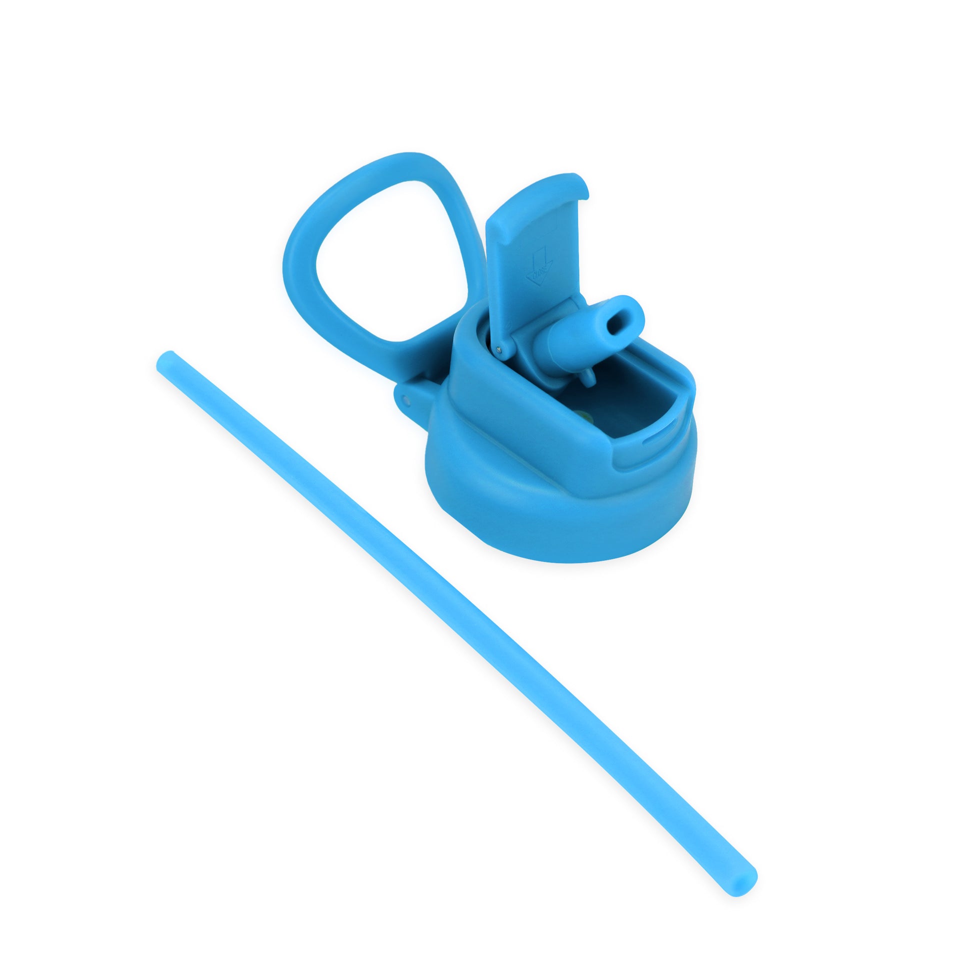 Straw Lid Malibu Blue