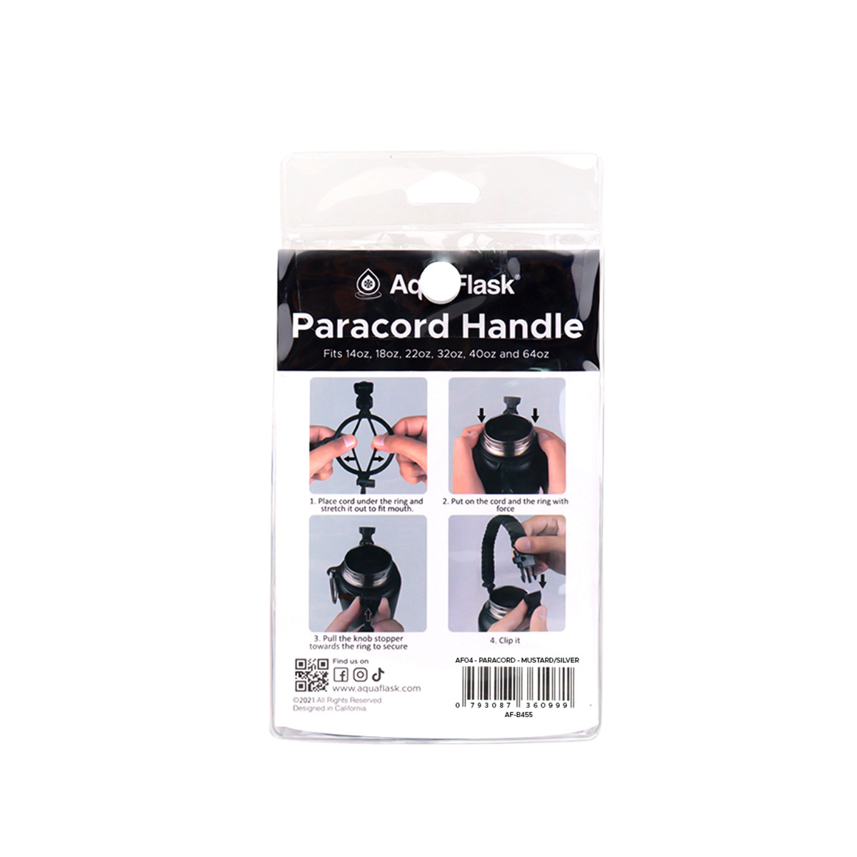 Paracord Mustard Silver