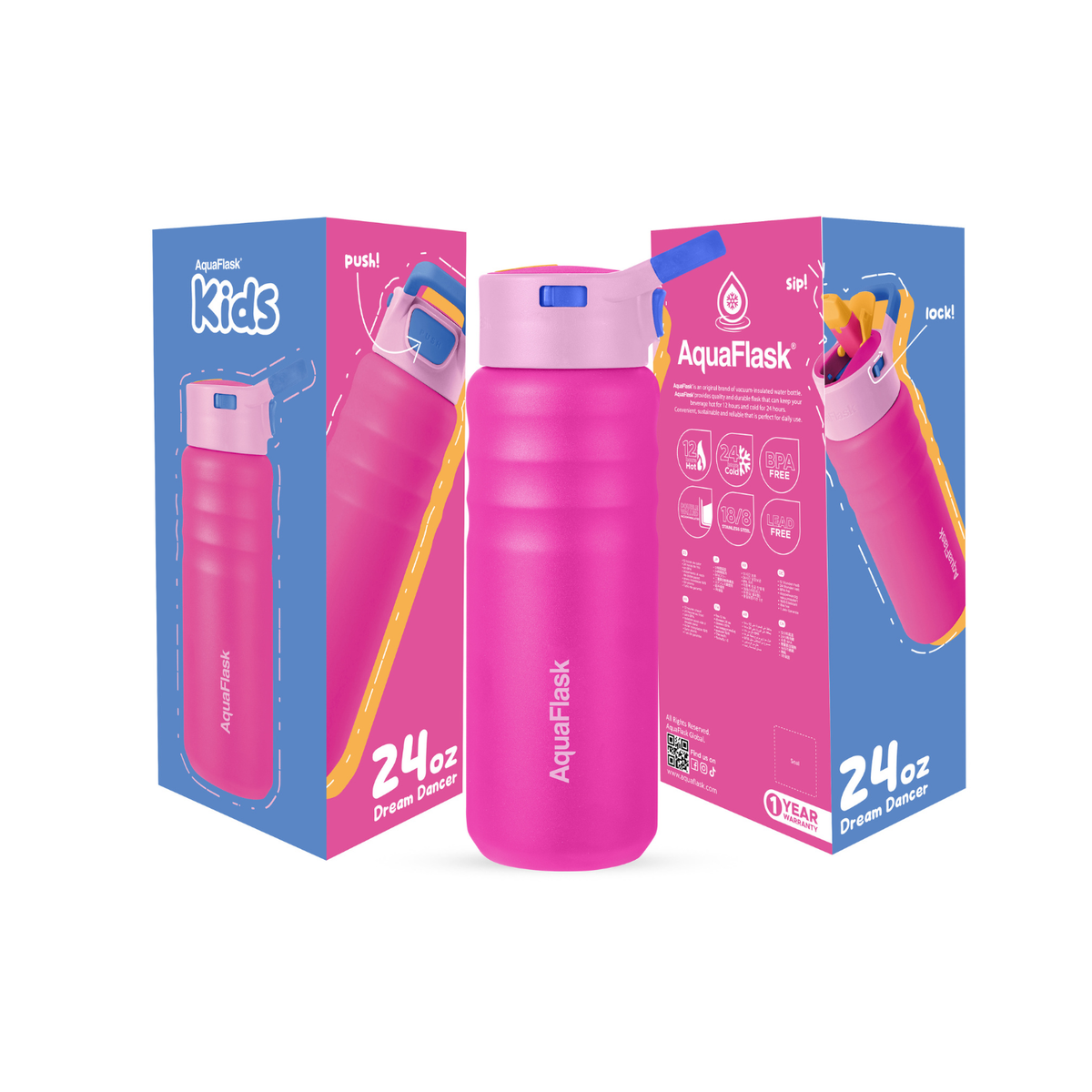 Kids Straw Sip 710ml (24oz) Dream Dancer