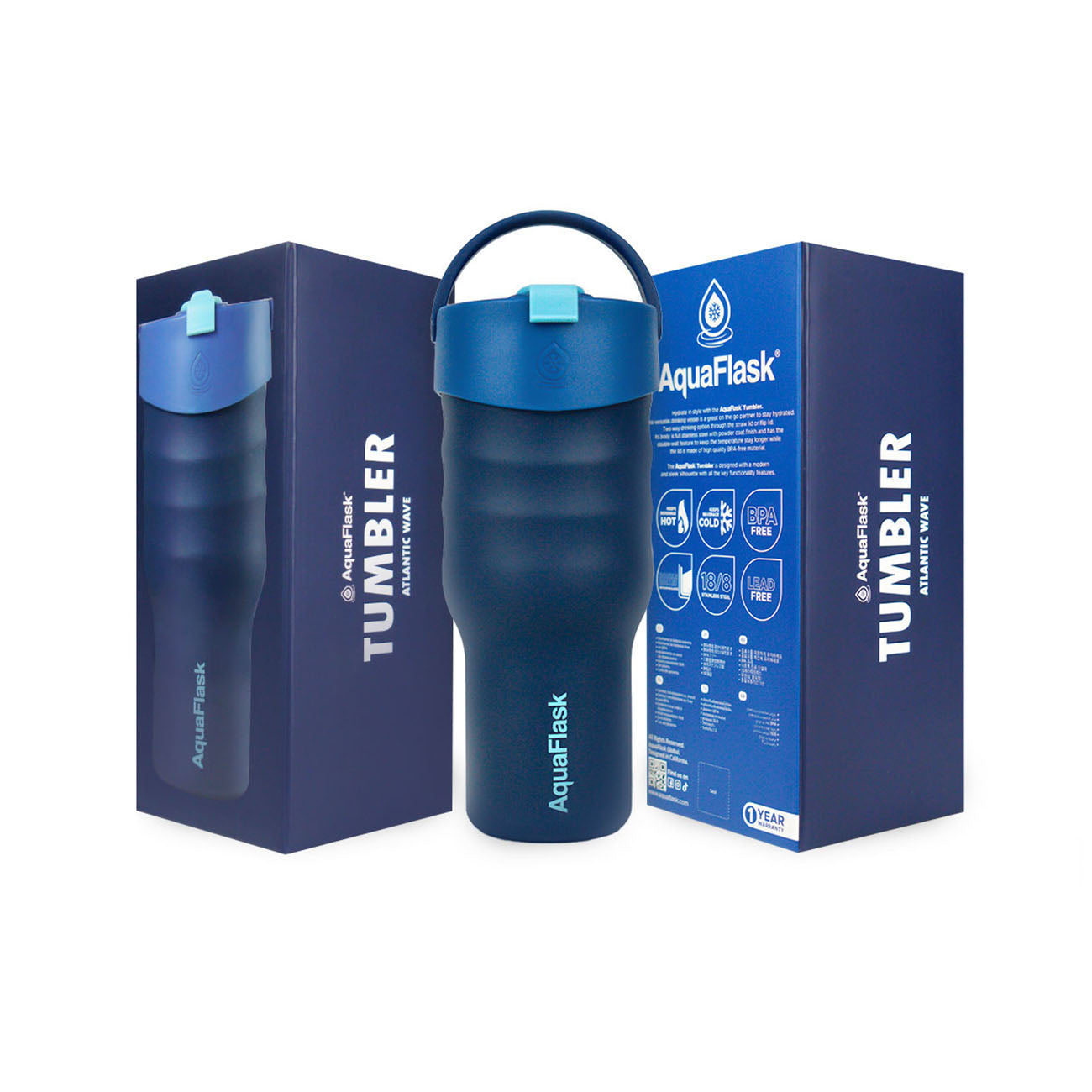 Tumbler 30oz Atlantic Wave