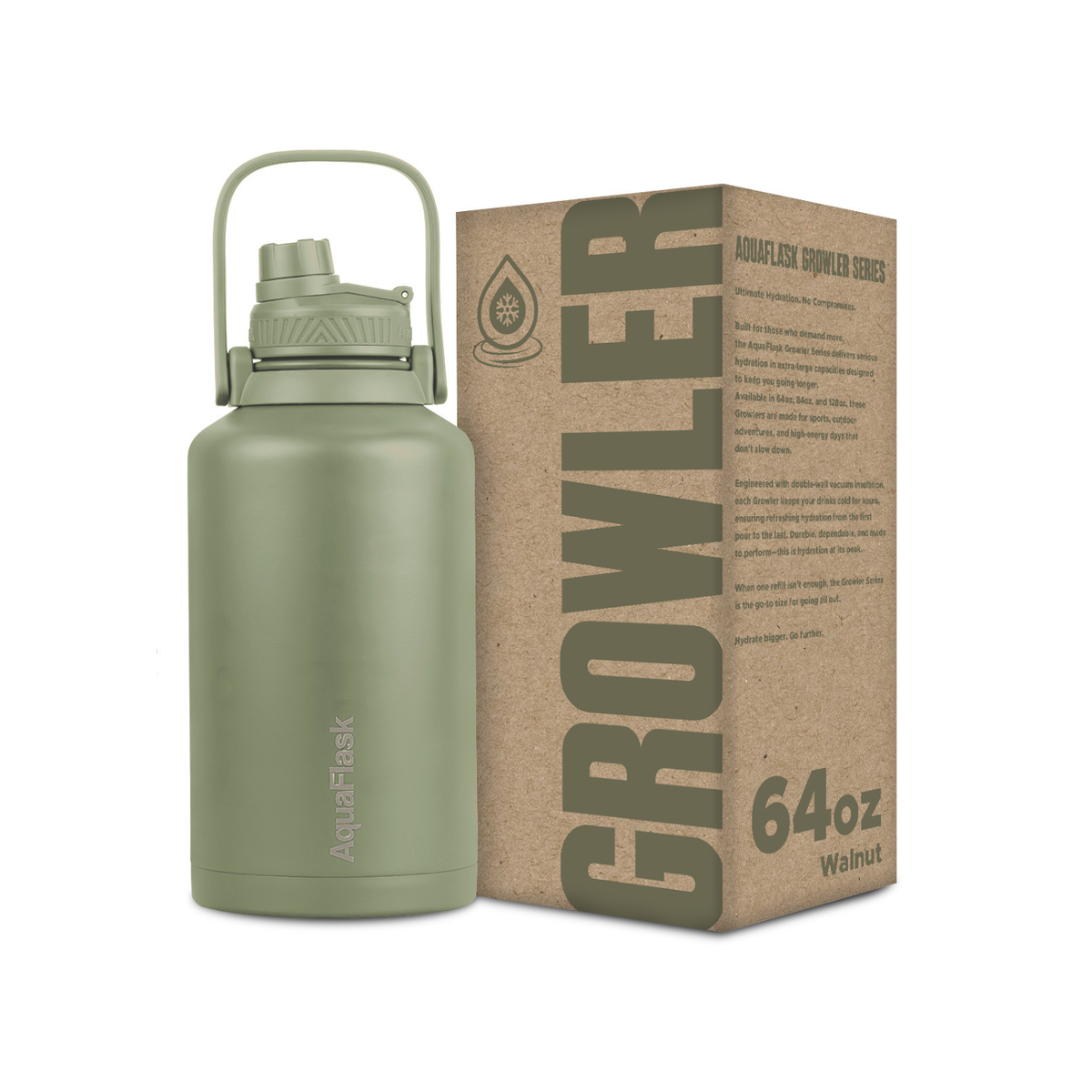 Core Original Growler 1.9L (64oz) Walnut