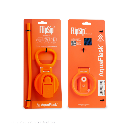 Straw Lid Tangerine