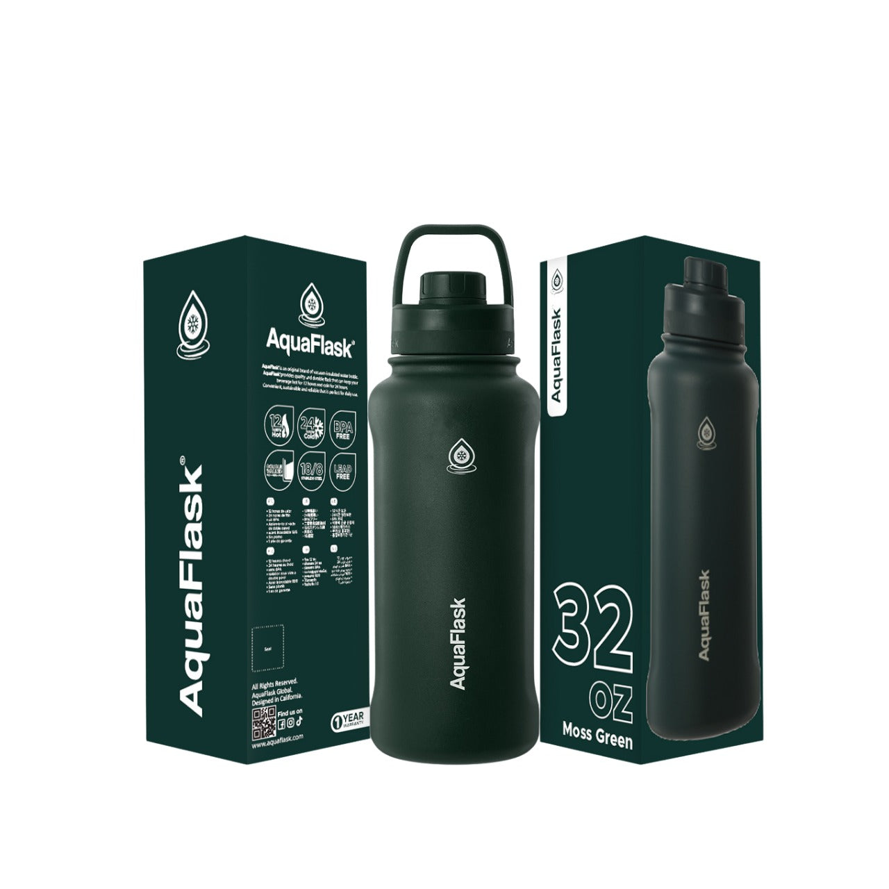 Core Active 32oz  Moss Green