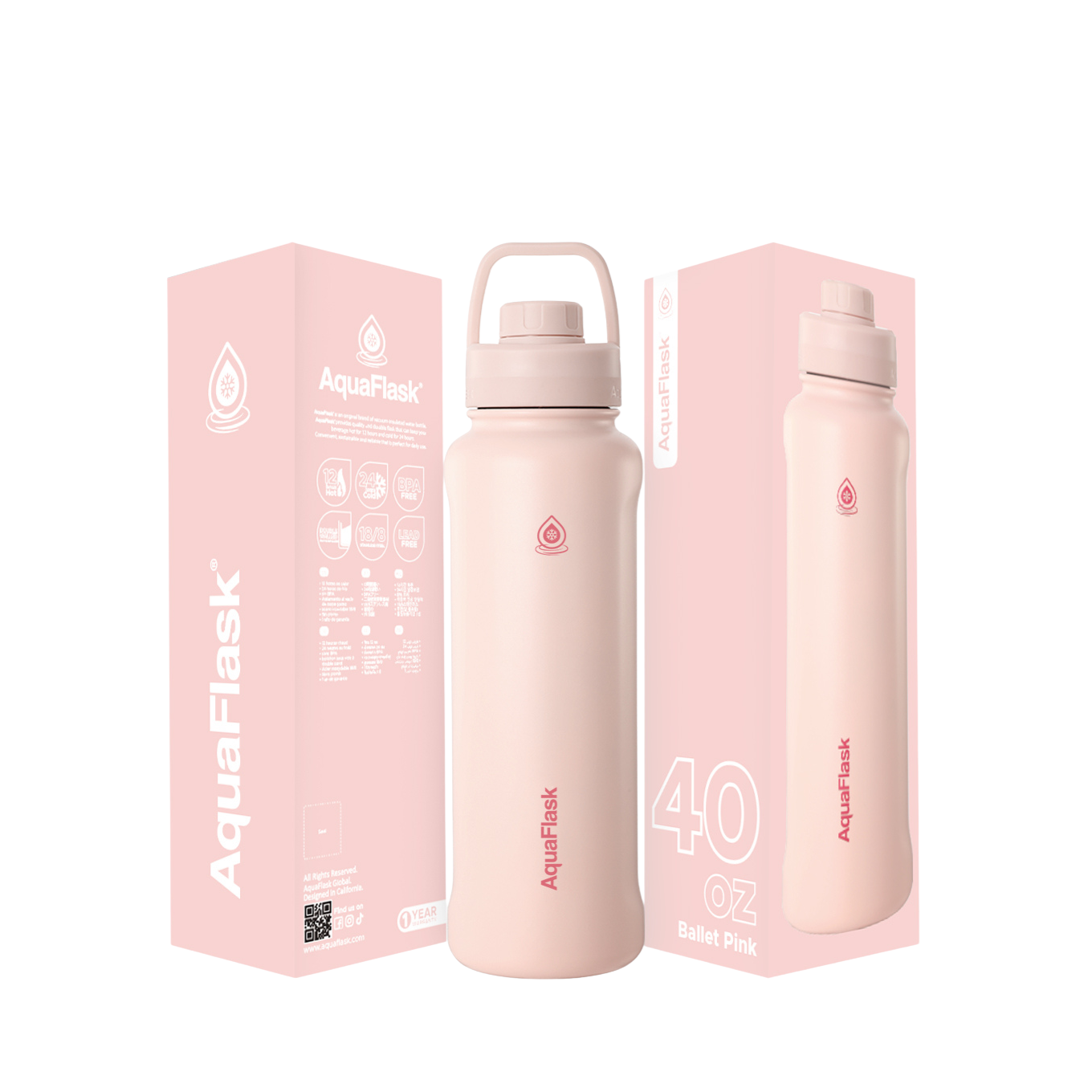 Core Active 40oz  Ballet Pink