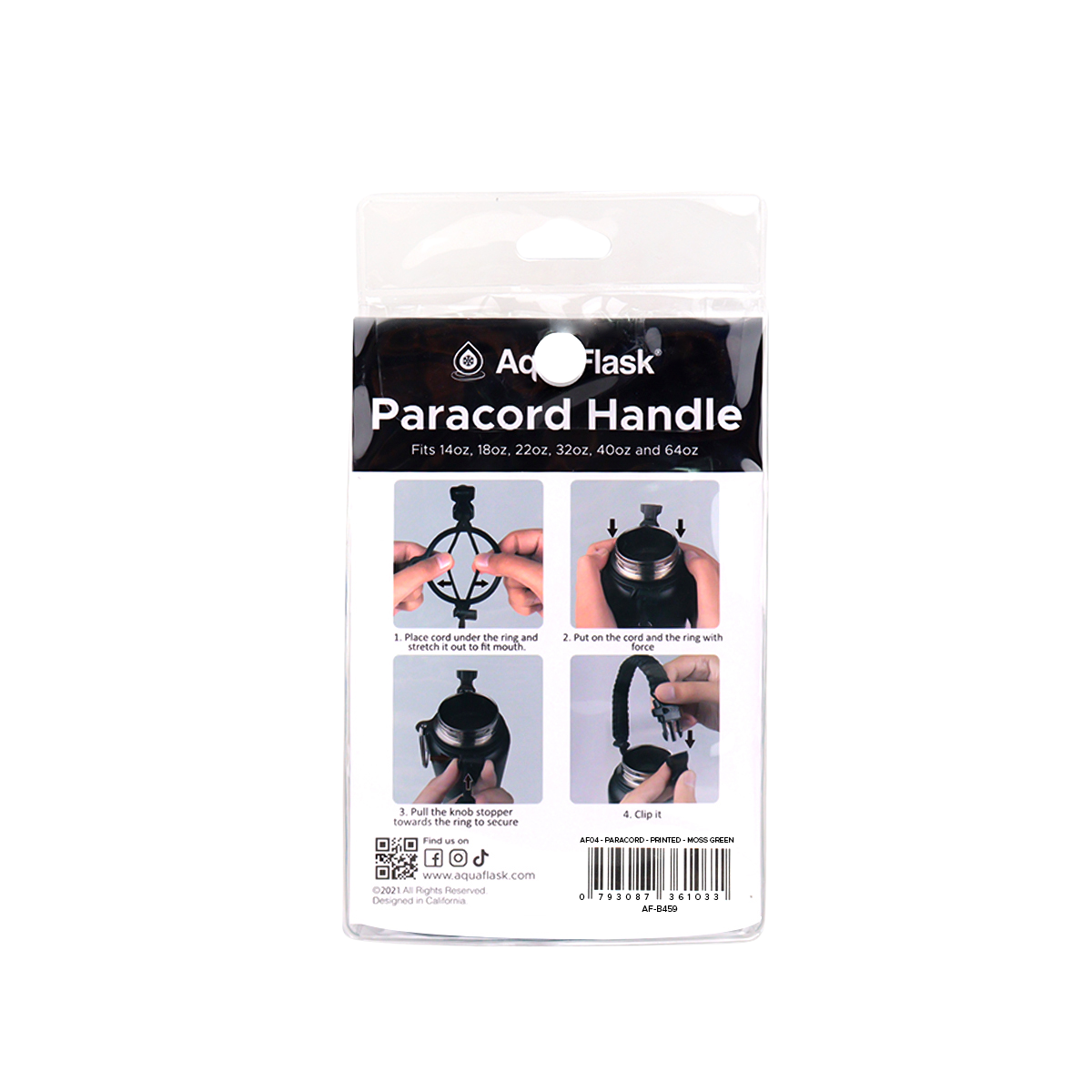 Paracord Printed White Glossy