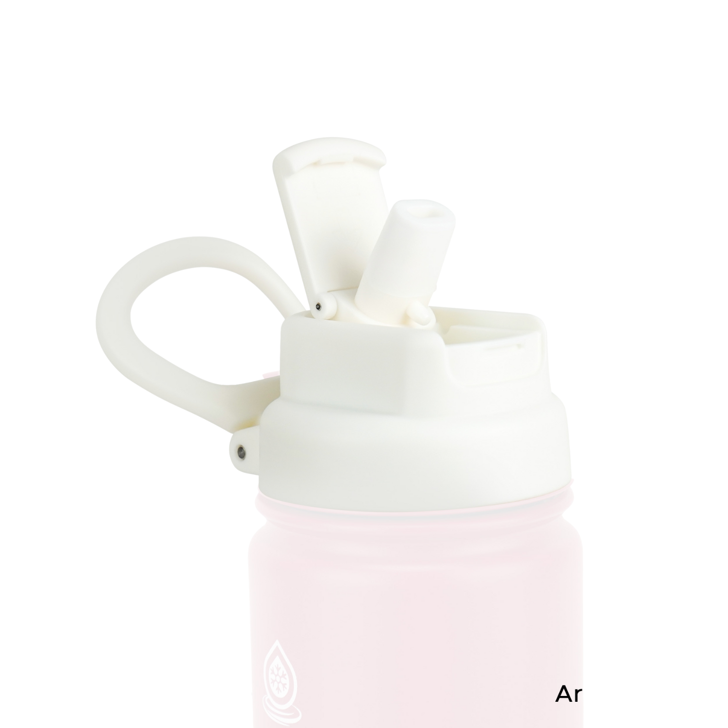 Straw Lid Arctic White