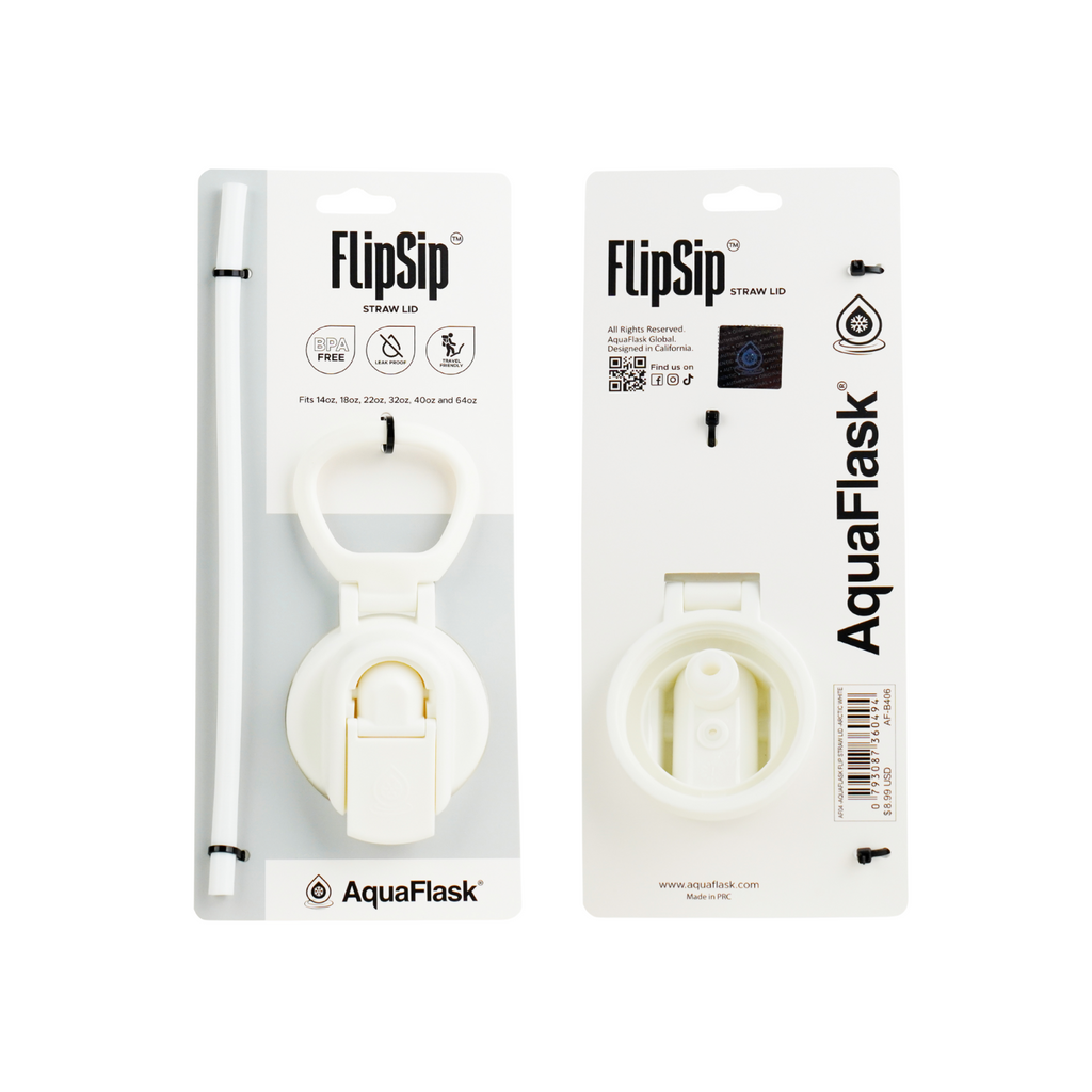 Straw Lid Arctic White