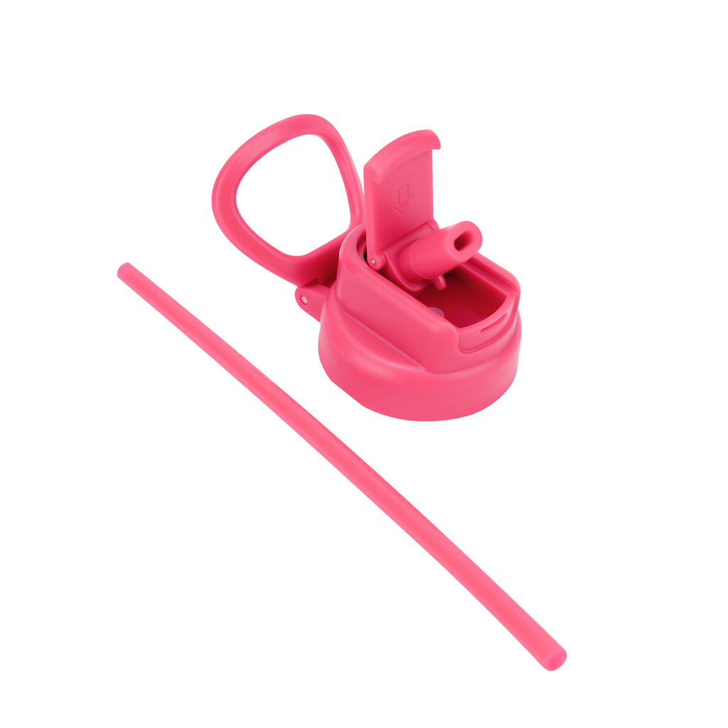 Straw Lid Flamingo