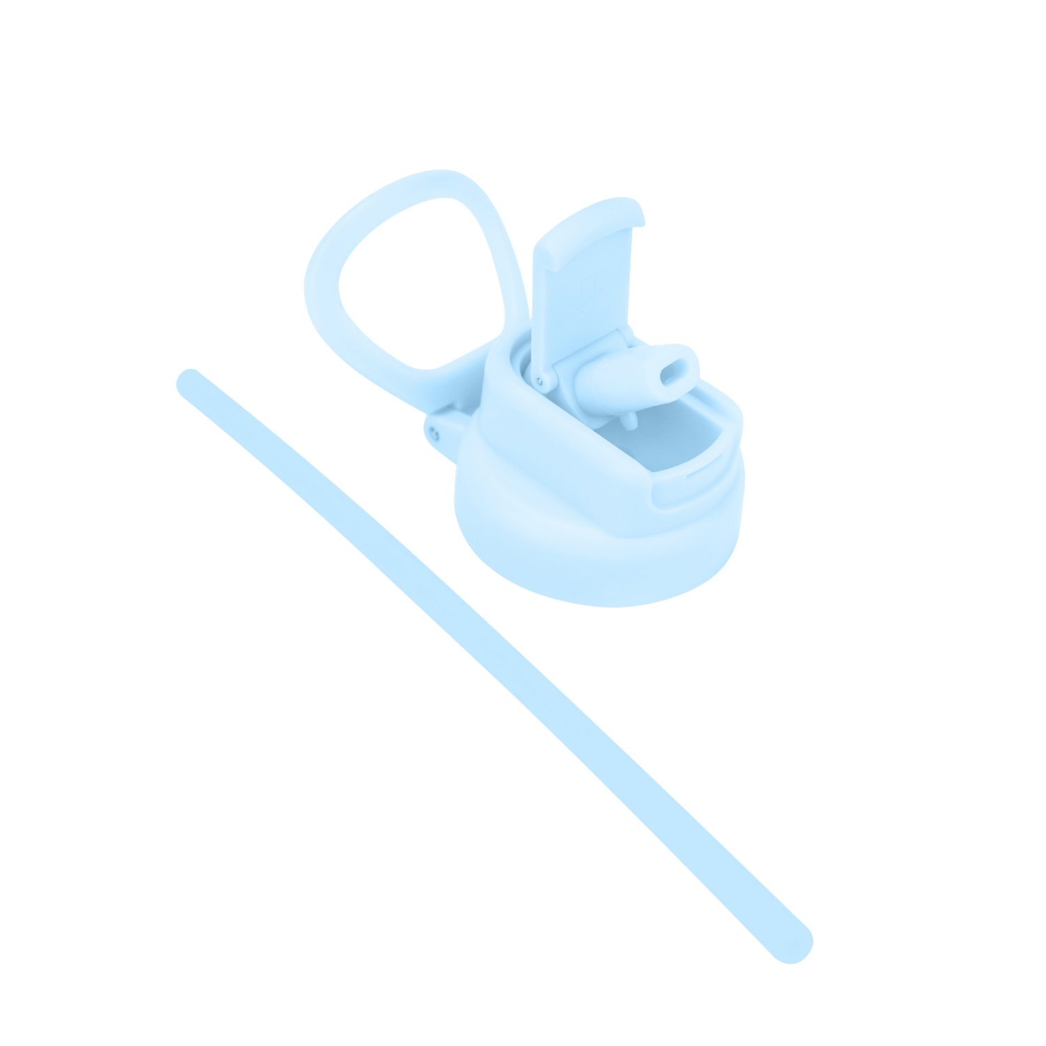 Straw Lid Powder Blue