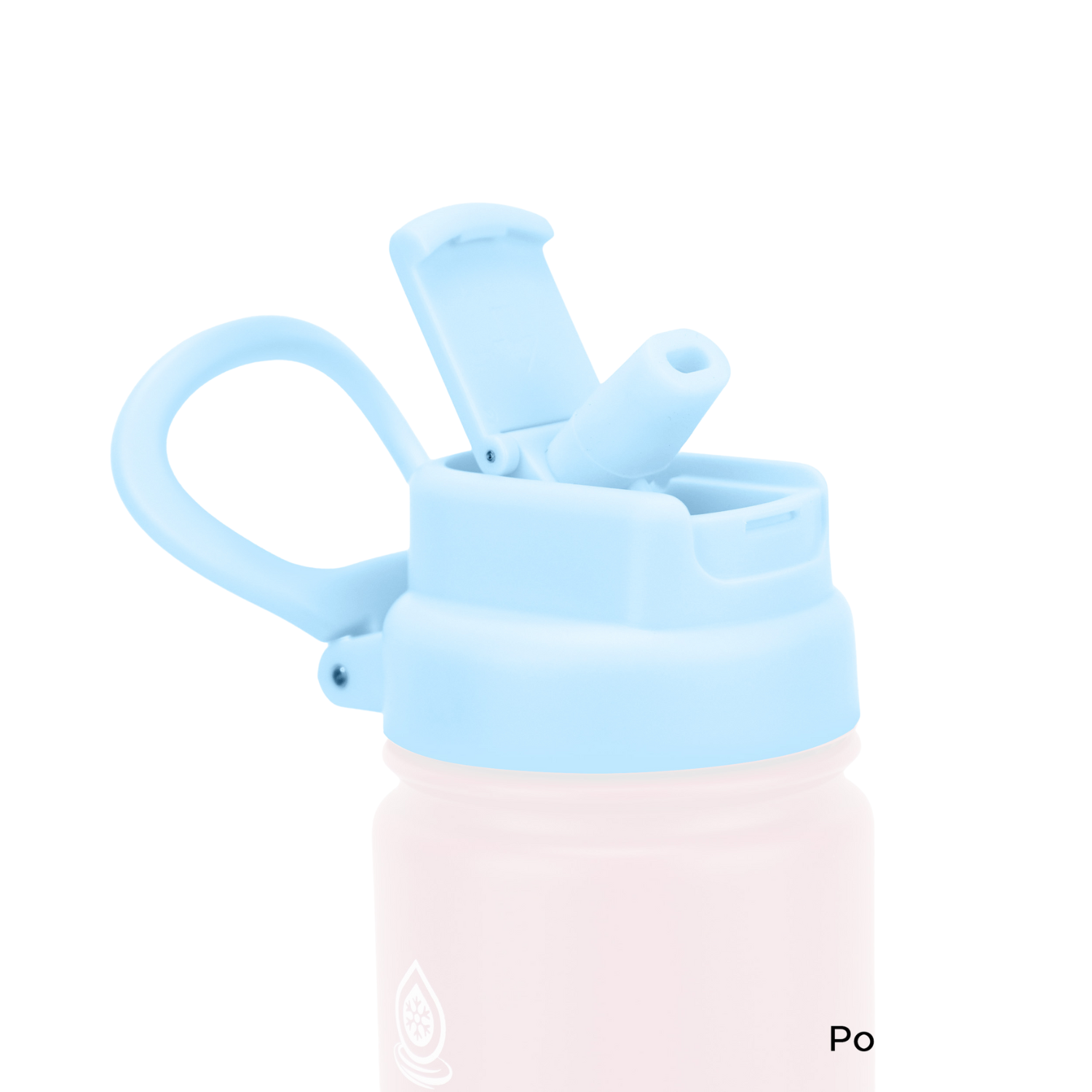 Straw Lid Powder Blue