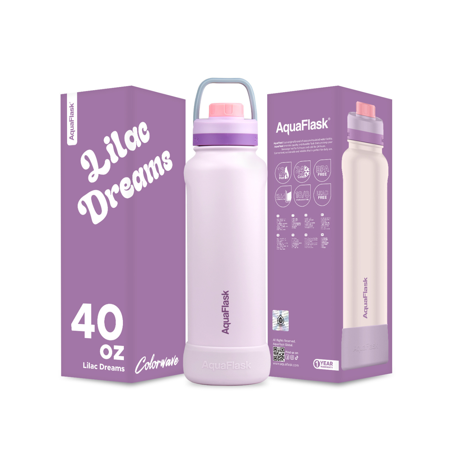 Color Wave 1.2L (40oz) Lilac Dreams