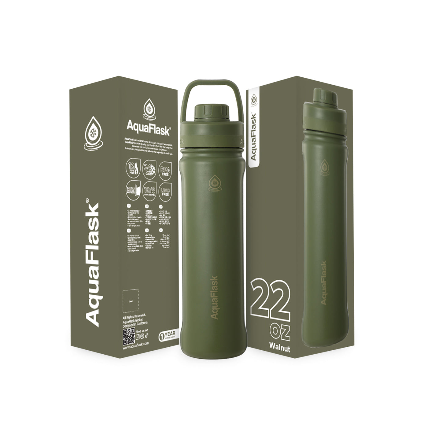 Core Active 22oz Walnut