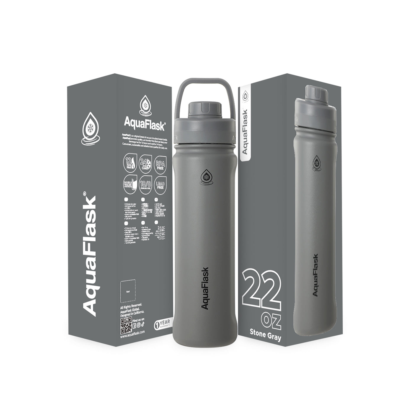 Core Active 22oz Stone Gray