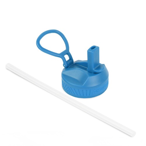 Straw Lid Malibu Blue