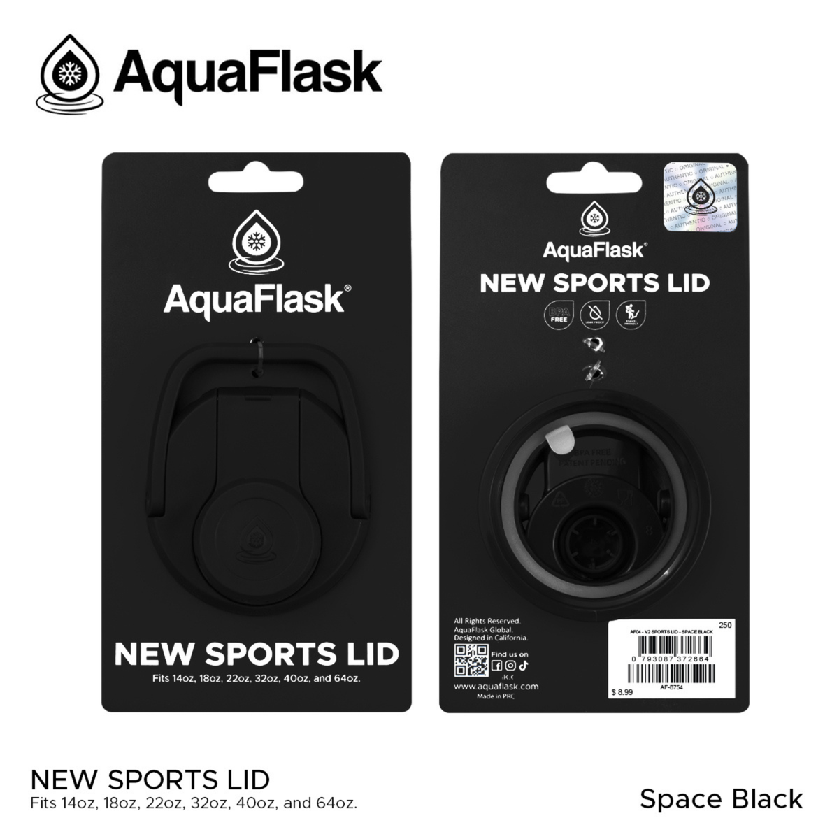 Core Active Lid Space Black
