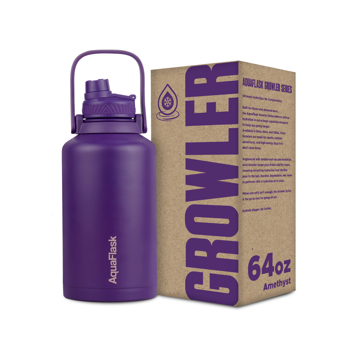 Core Original Growler 1.9L (64oz) Amethyst