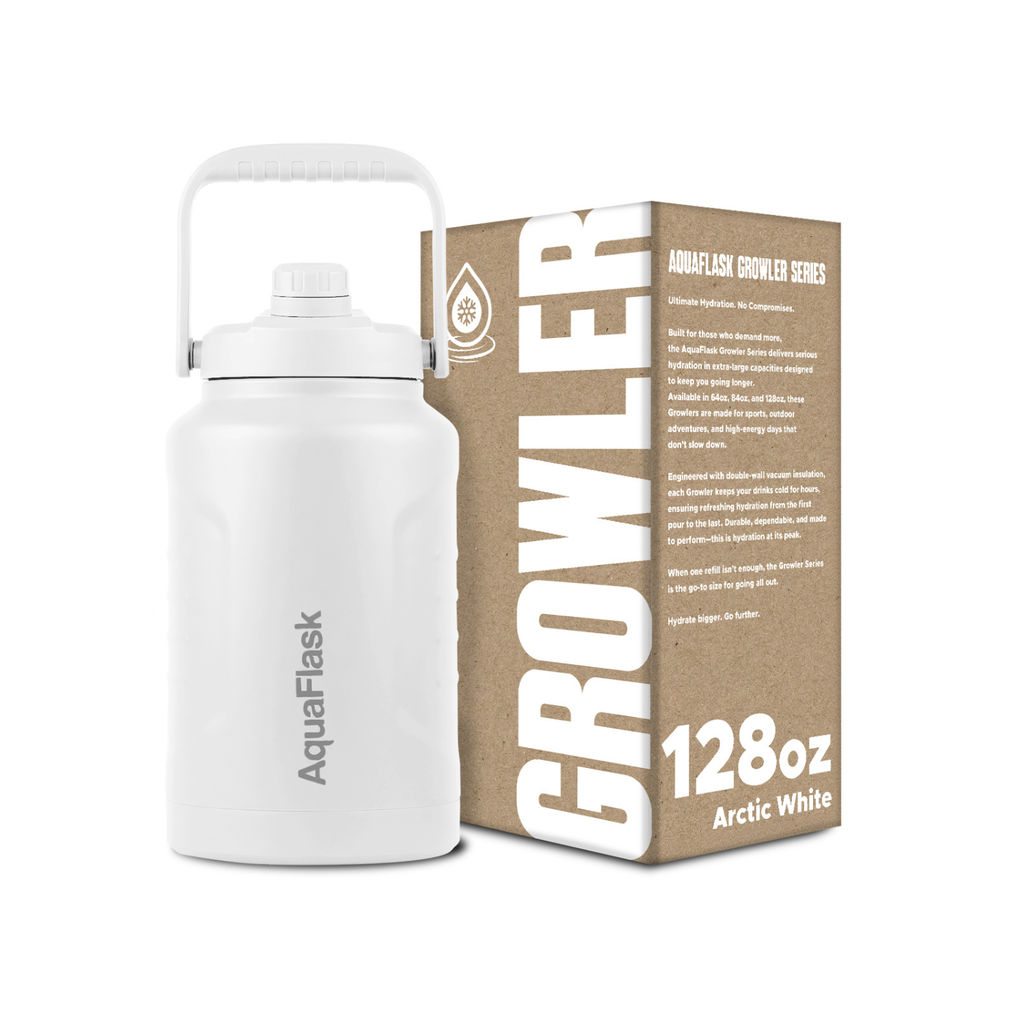 Core Active Growler 3.8L (128oz) Arctic White