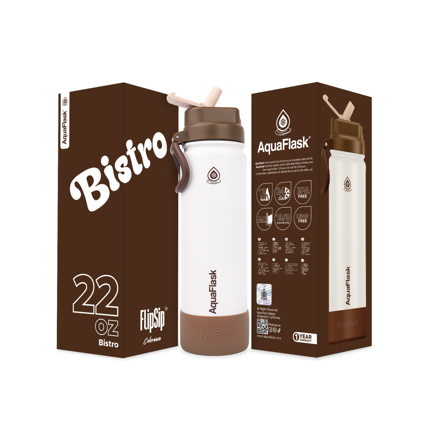 Colorwave Flip Sip 650ml (22oz) Bistro